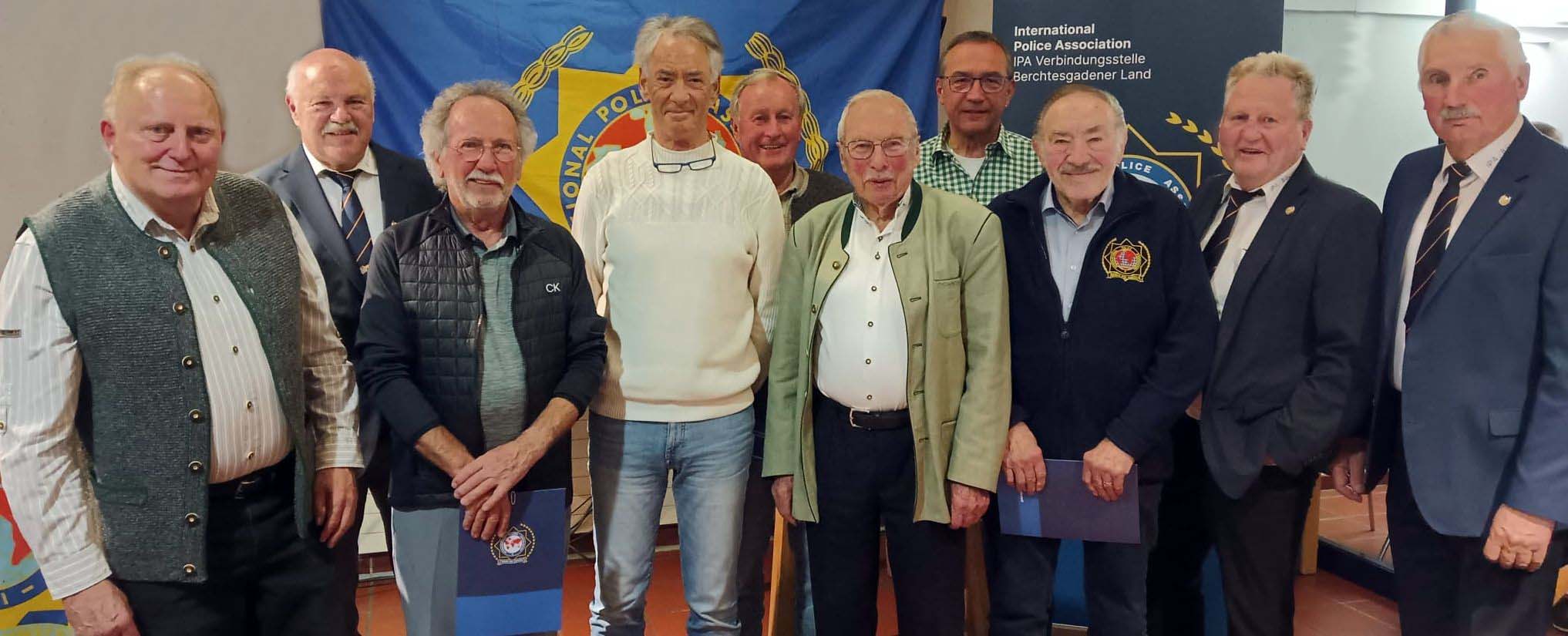Ehrungen der IPA BGL bei der Jahreshauptversammlung 2025
